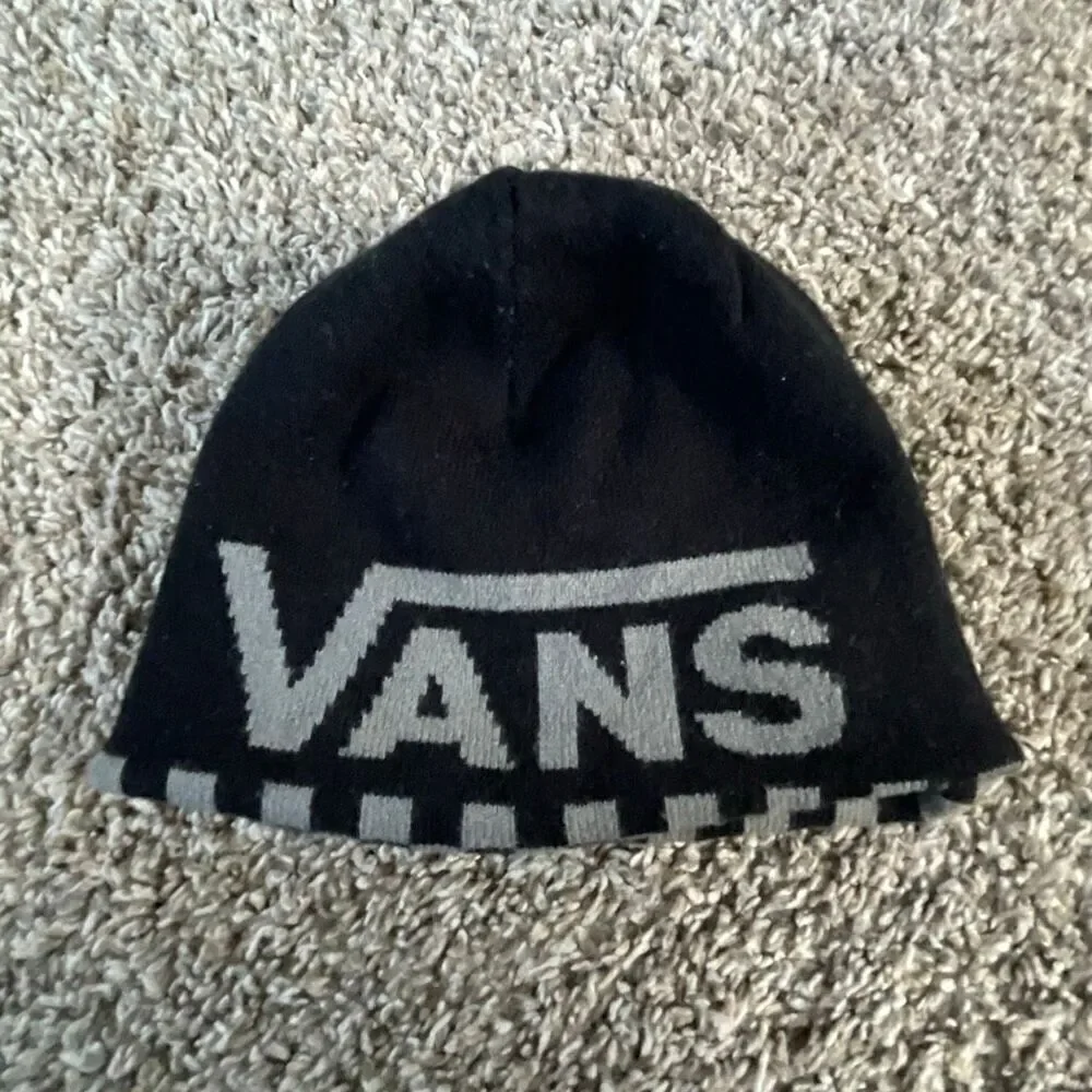Kids vans beanie reversible hat